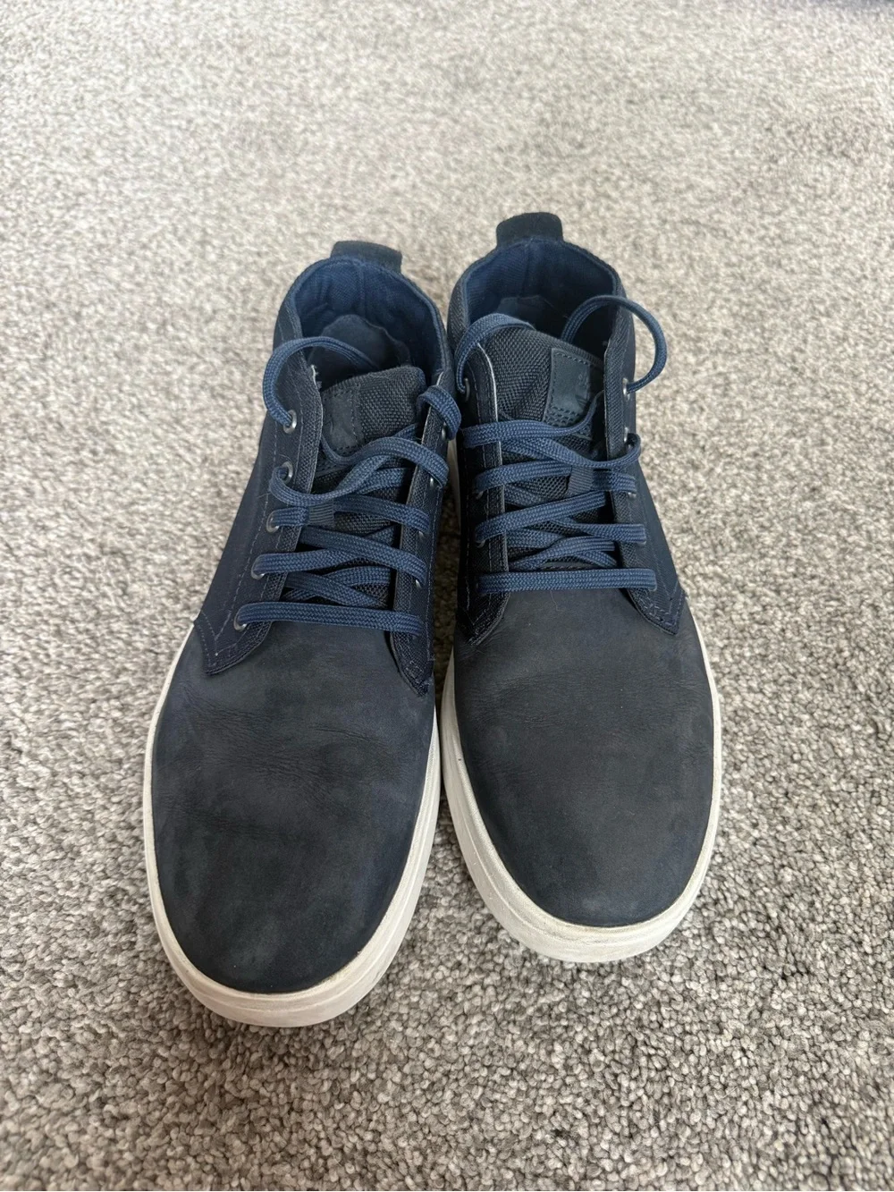 Timberland Men's Navy and White Chukka Boots